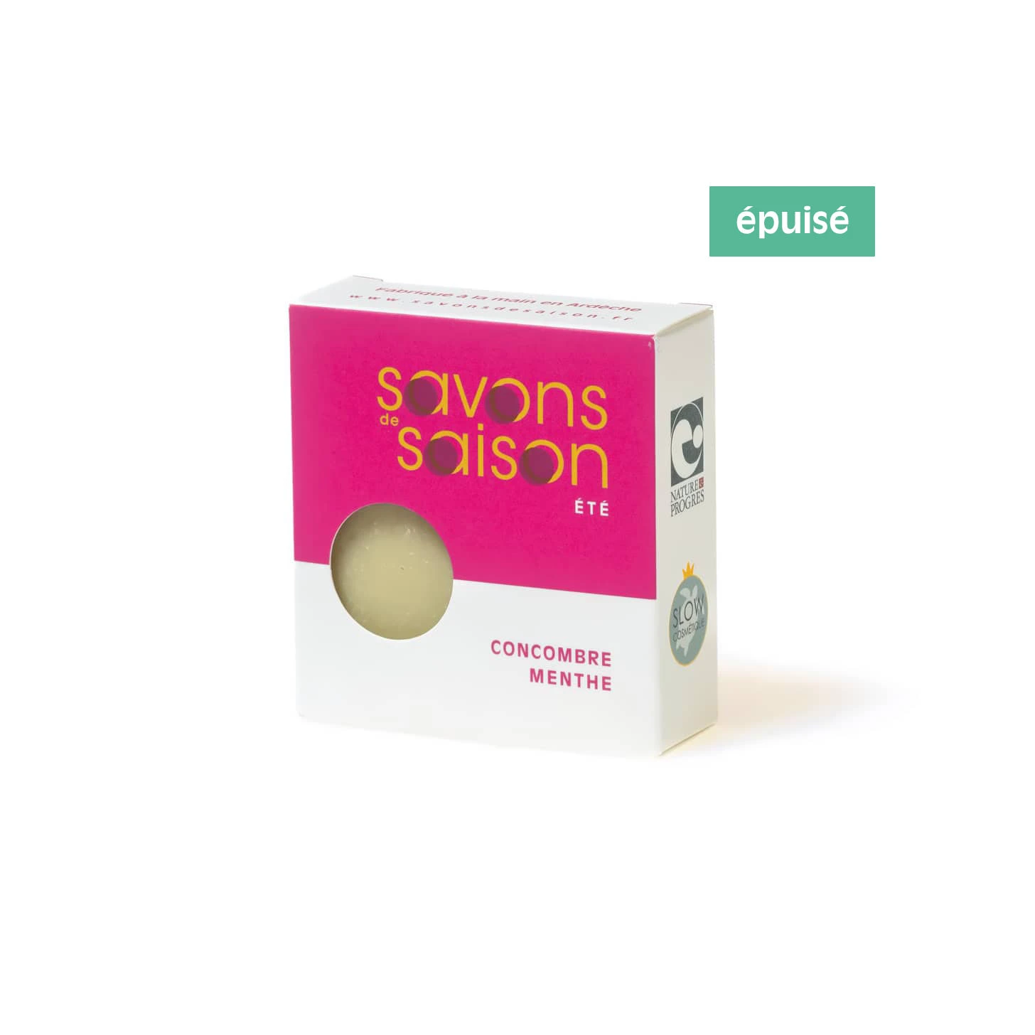 Savon Concombre Menthe épuisé