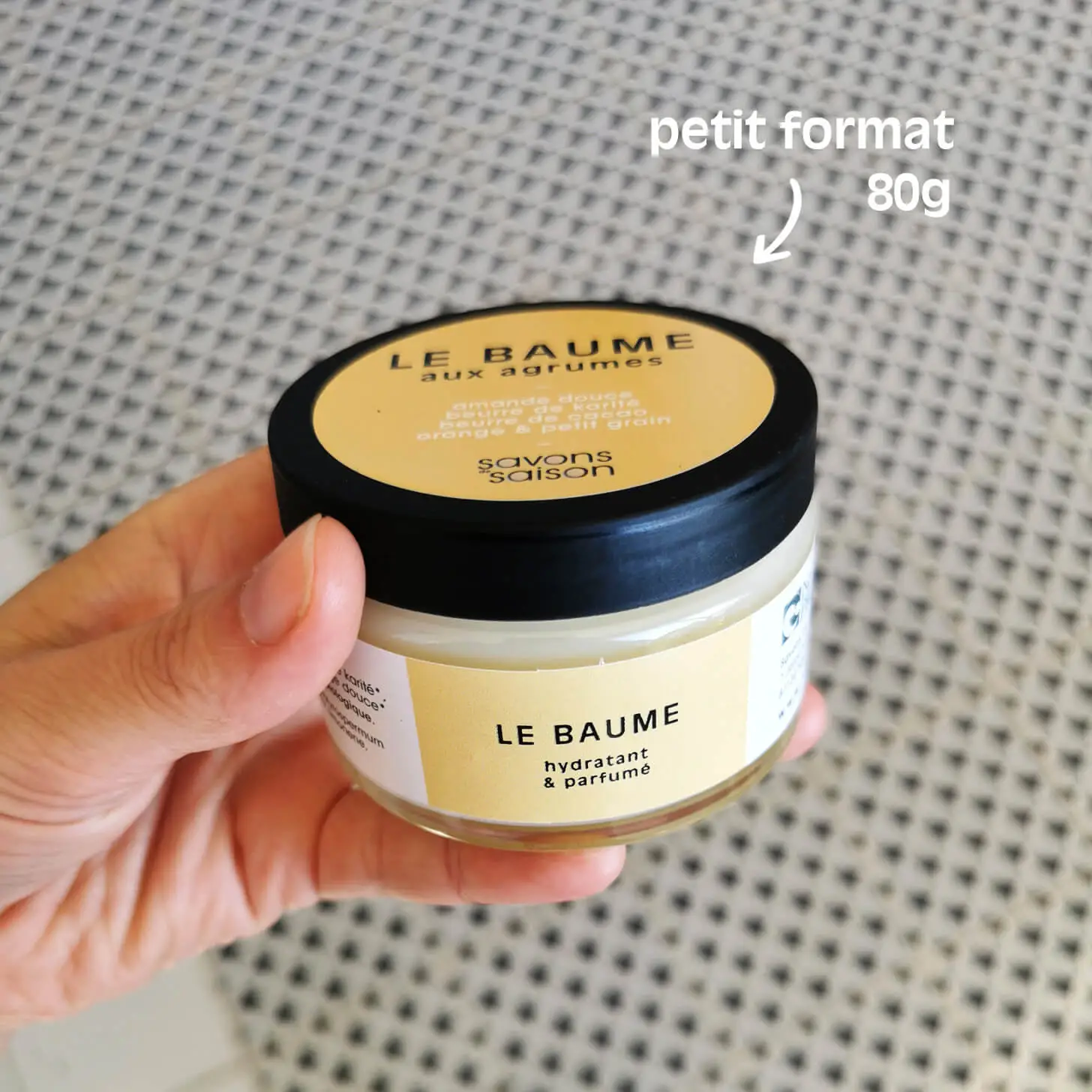 Baume hydratant parfumé - 80g